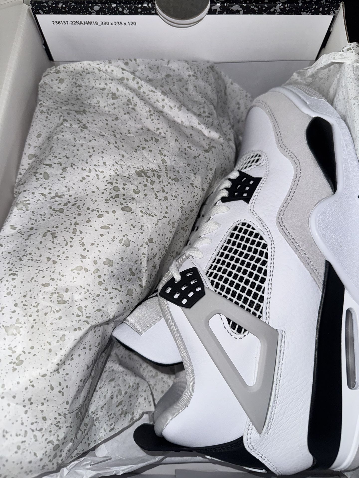 Retro 4 Military Black