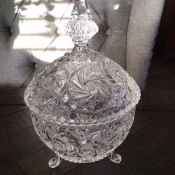 Crystal  Jar Vintage