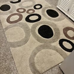 Mid-Century Modern Inspired Statement Rug