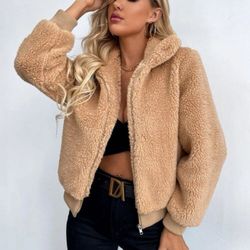 Brand New Brown Fur Jacket Very Very Nice 🤩