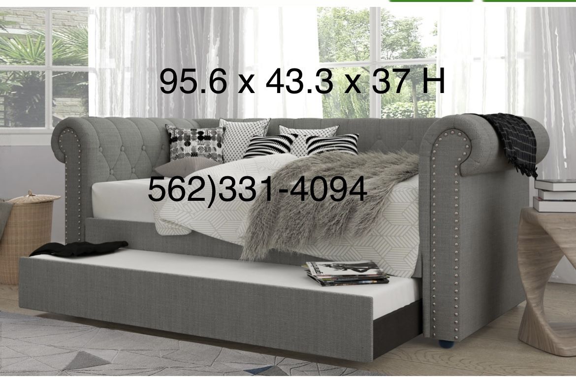 New Twin/Twin Daybed W/Both New Mattresses