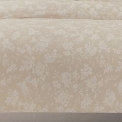 Kate Spade QUEEN Rose garden comforter with matching pillow vases  LIKE NEW