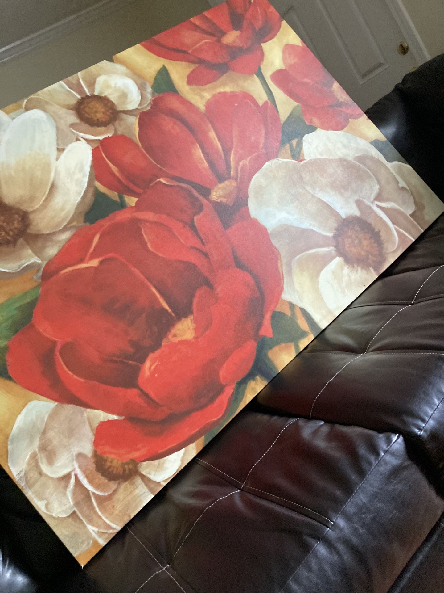 Large Flower Canvas 
