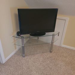 32" Flatscreen (No Remote) With Glass Stand 