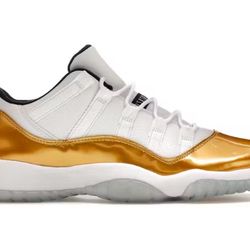 BRAND NEW Jordan 11 low retro GOLD size 4.5Y , women size 6, closing ceremony Olympic gold ( new in box) 