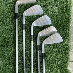 GOLF CLUBS FX RAM 3-4-6-8-8 with 100 balls and practice green- selling together not separate  FIRM PRICE in eagle rock  