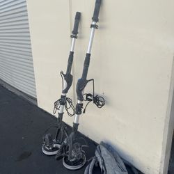 Electric Drywall Sander with Vacuum Dust Collector, 9.5Amp Popcorn Ceiling Removal Tool with Variable Speed RPM, LED Light(each)