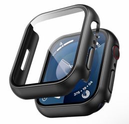 TAURI 1 Pack Hard Case for Apple Watch Series 9/8/7 45mm