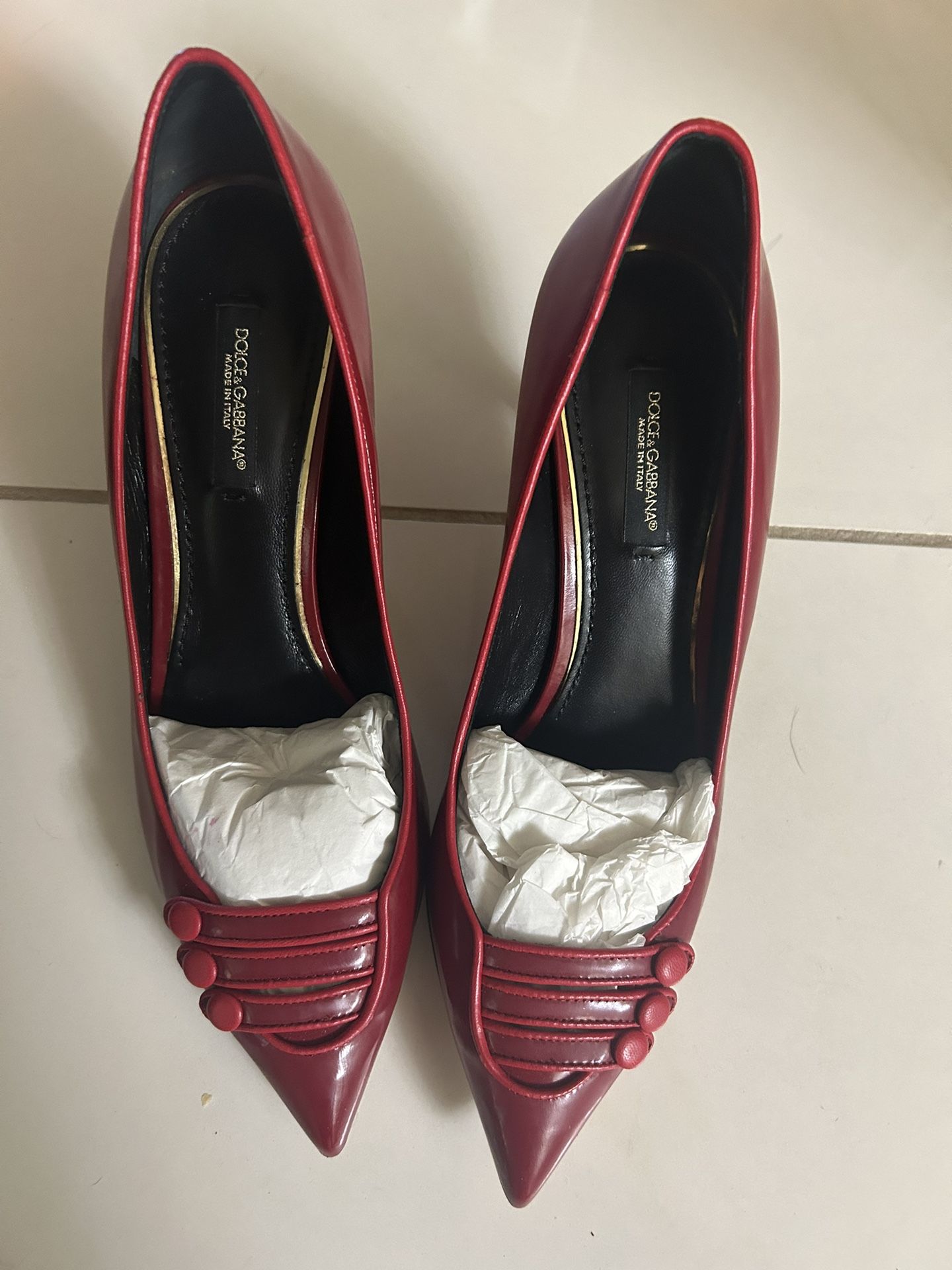 Dolce Gabanna Red Shoes