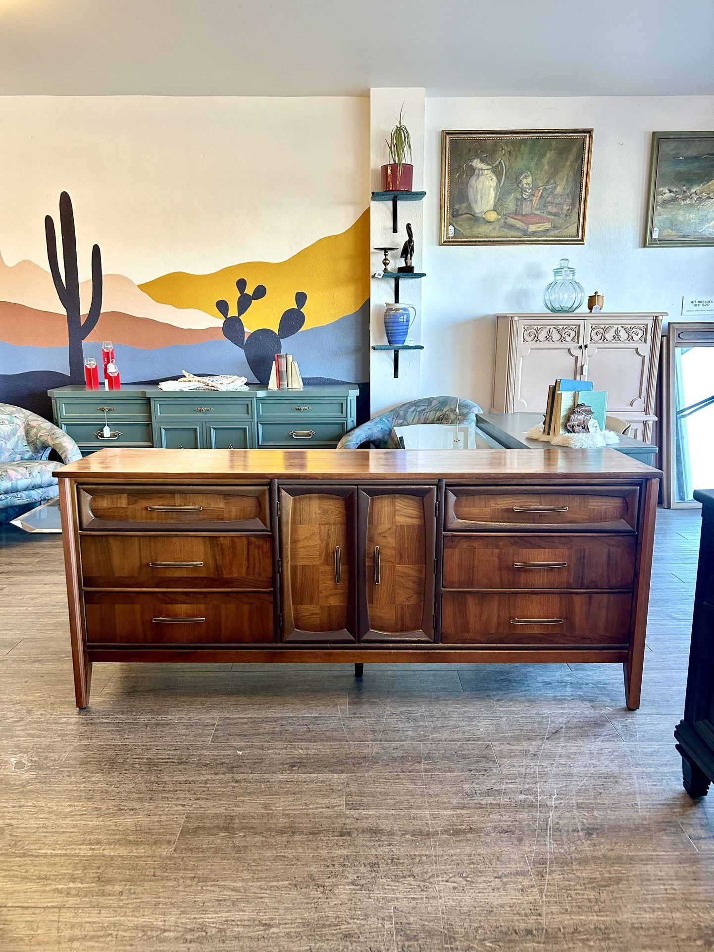 Stunning MCM Bedroom Set / Dresser / Armoire / Nightstand