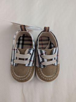 Plaid Slip-On Shoes size 2