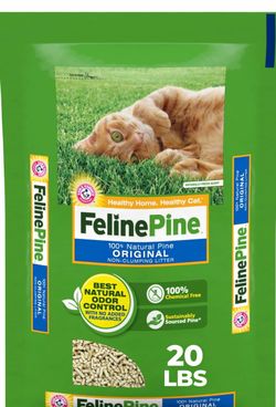 Feline Pine Original 100% Natural Cat Litter, 20 lb