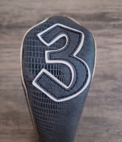 Vintage Ben Hogan Snake Skin 3 Wood Headcover 