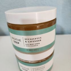 Breathe Deep Eucalyptus & Lavender Salt Body Scrub