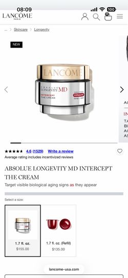 Lancome ABSOLUE LONGEVITY MD INTERCEPT THE CREAM