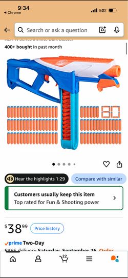 Brand new nerf gun n series