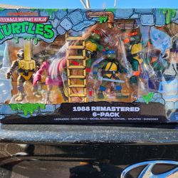 Teenage Mutant Ninja Turtles 1988 Remastered 6 Pack 