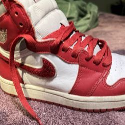 Nike High Tops Bright Red