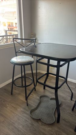 Table and stools