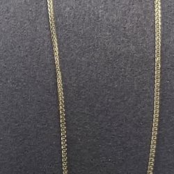 14kt 1.9g .8mm 24" Hollow Franco