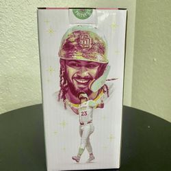 Fernando Tatis Jr. Bat Flip Bobblehead Padres City Connect