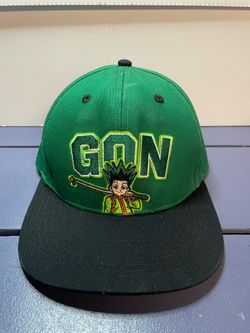 Hunter x Hunter Gon Freecss Embroidered Snapback Vibrant Green Baseball Cap