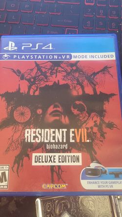 Resident Evil Biohazard For Ps4 - Capcom zombie horror game