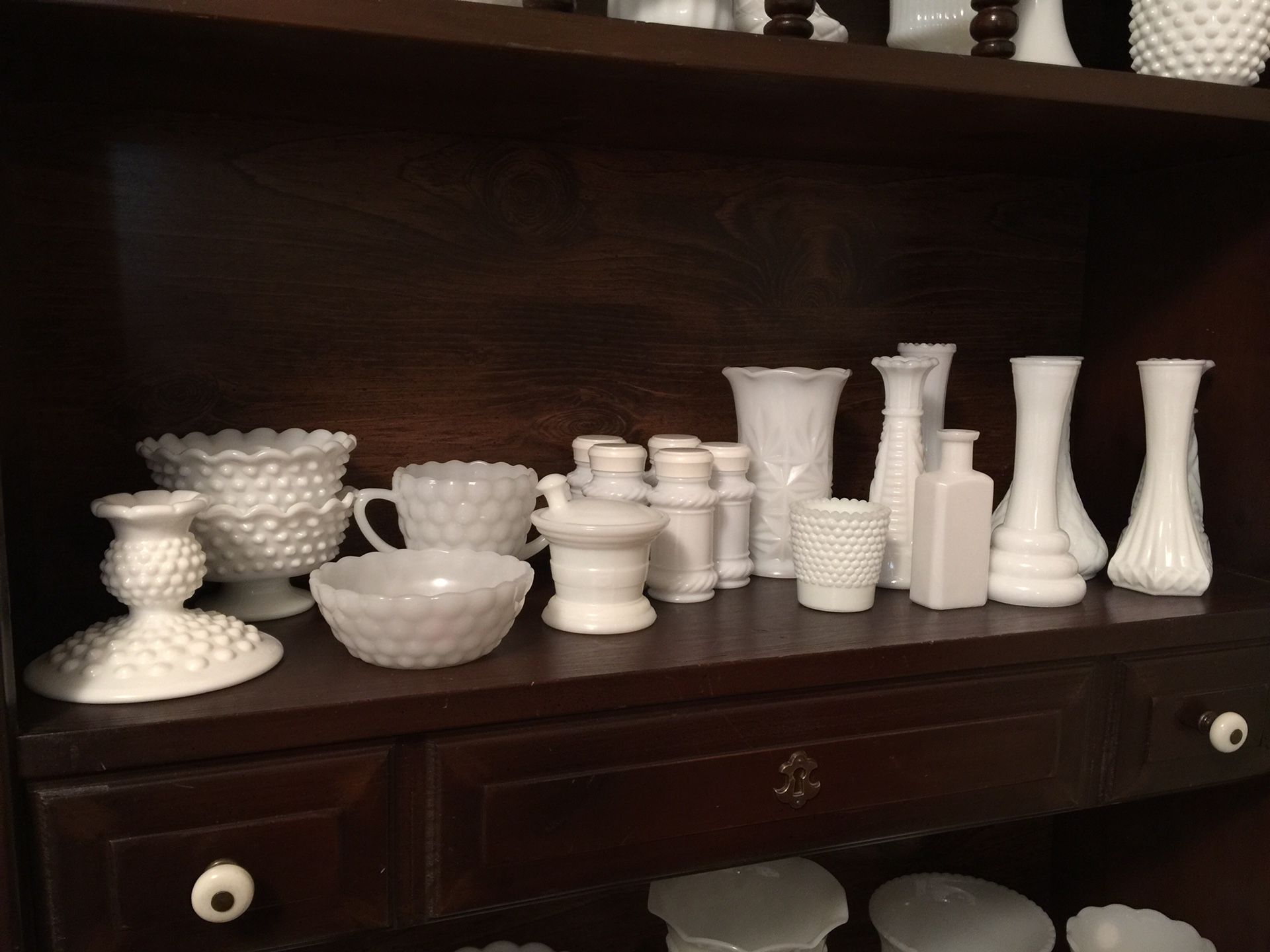 Vintage Milk glass collection