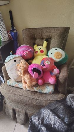 Lots of Flushies toys ,each $5