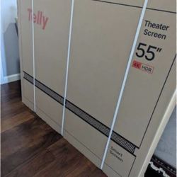 55” Smart Tv With Built In Sound Bar 