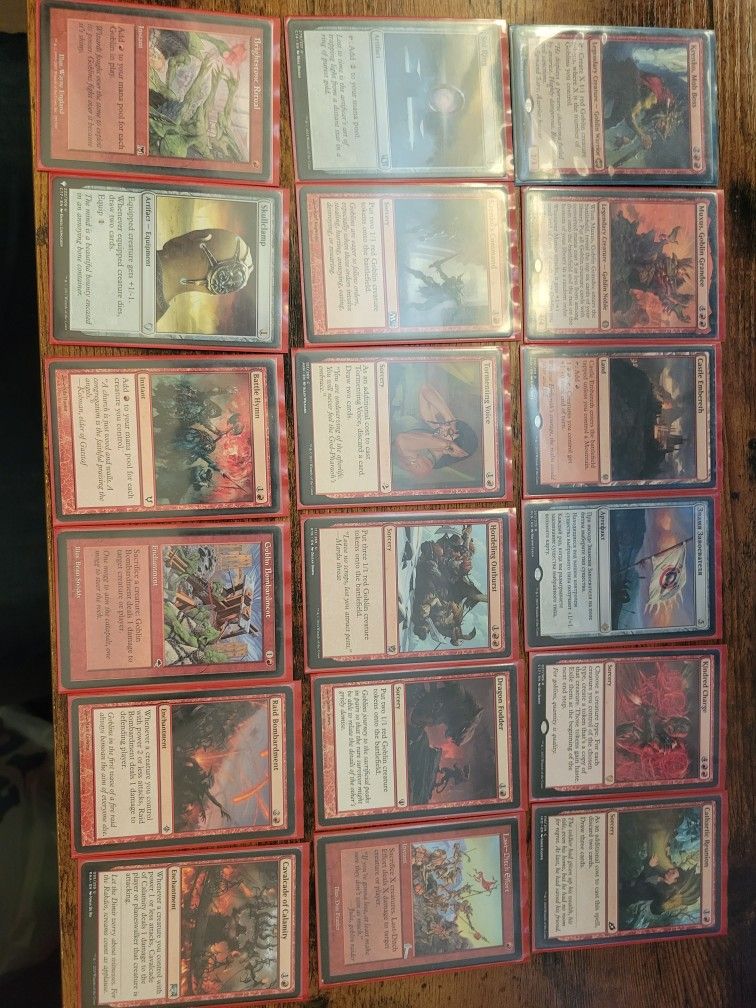 MTG EDH Deck Mono Red Goblin Tribal Krenko Mob Boss Commander