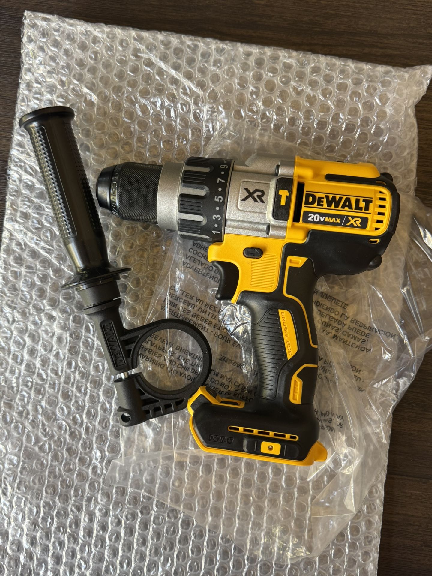 DEWALT 20V MAX XR Cordless Brushless 3-Speed 1/2 in. Hammer Drill (Tool Only