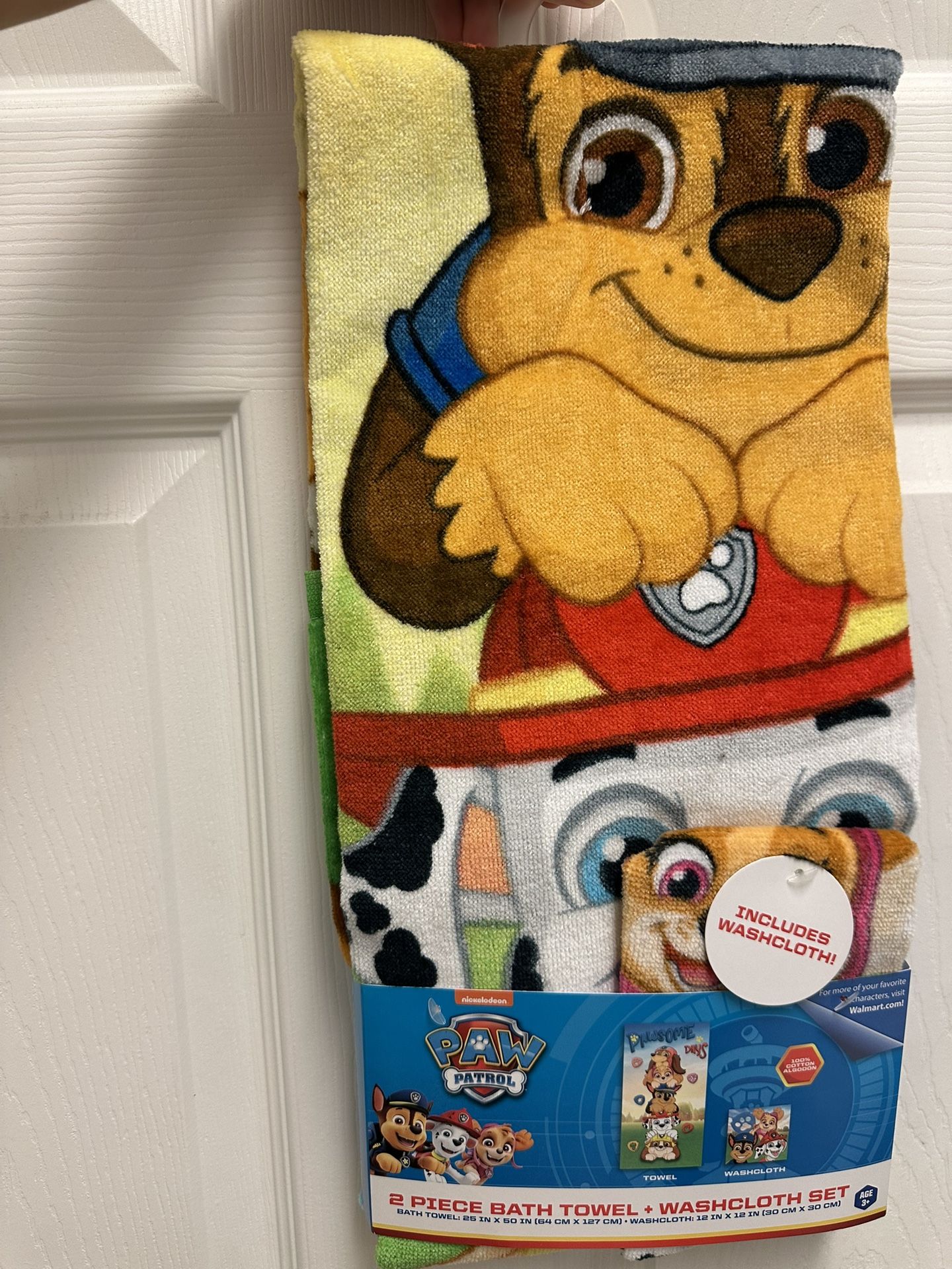 Marvel /paw Patrol Towels