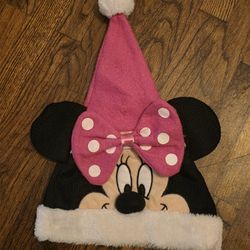 Minnie Mouse Santa Christmas Hat 