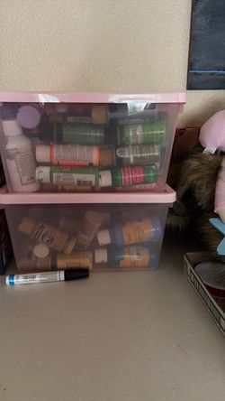 Large Lot of Acrylic Craft Paints