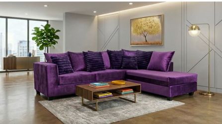 NEW VELVET SECTIONAL SOFA WITH FREE DELIVERY ORDER HERE PAY ON ARRIVAL