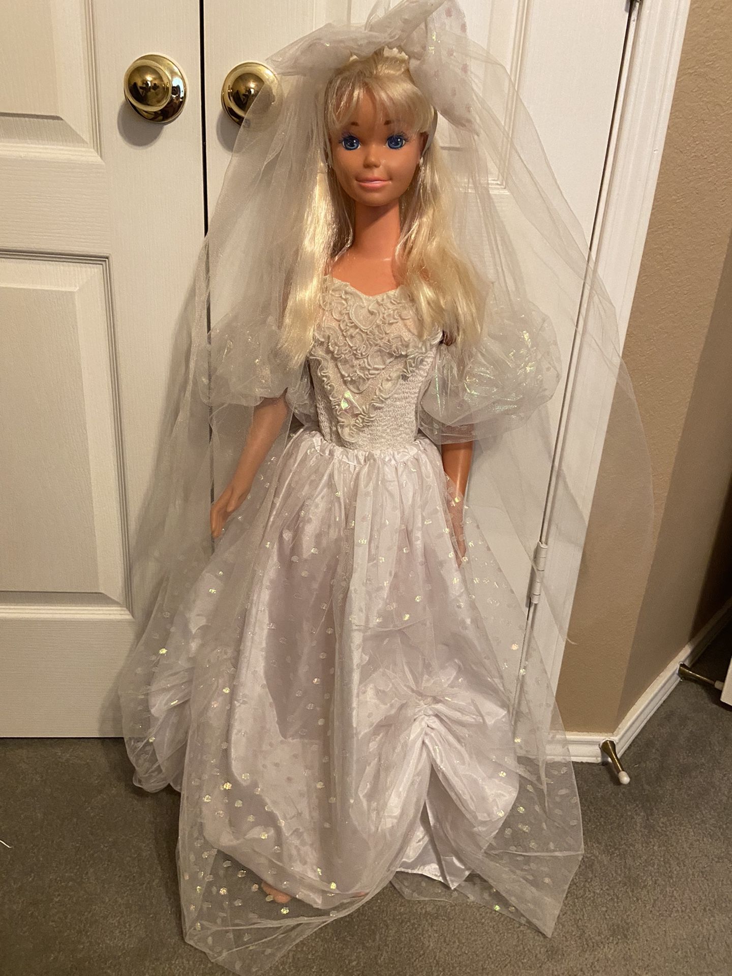 My Size Wedding Barbie from the 90’s