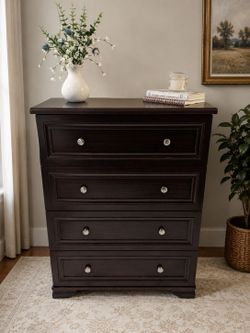 4-Drawer Dresser – Dark Espresso Finish