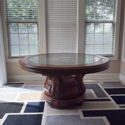 Round Wooden Table