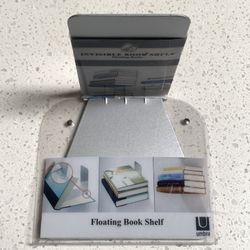 Umbra Invisible Floating Book Shelf Case Storage Shelving Metal