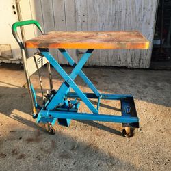 Dandy Southworth Manual Mobile Scissor Lift Table 