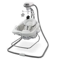 Graco DuetConnect LX Baby Swing & Bouncer (2-in-1, Multi-Direction, Great Condition)