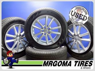 Set of like new Land Rover wheels + tires, 19”, Oem , genuine