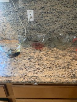 Different glass dishes $8 each
