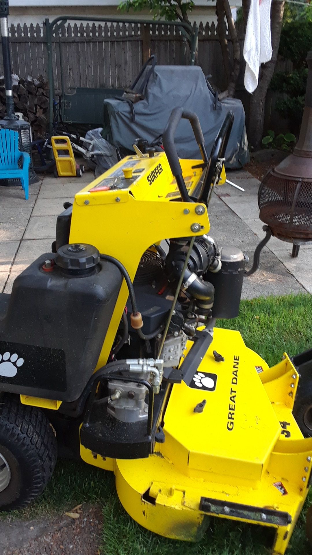 Great Dane super surfer stand on zero turn mower for Sale in Charlotte, NC  - OfferUp