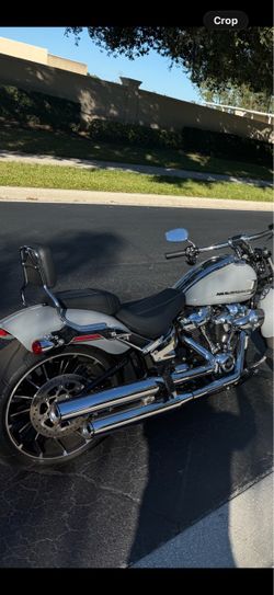 Harley Back Rest mount Fat Boy FXBR 2024 breakout