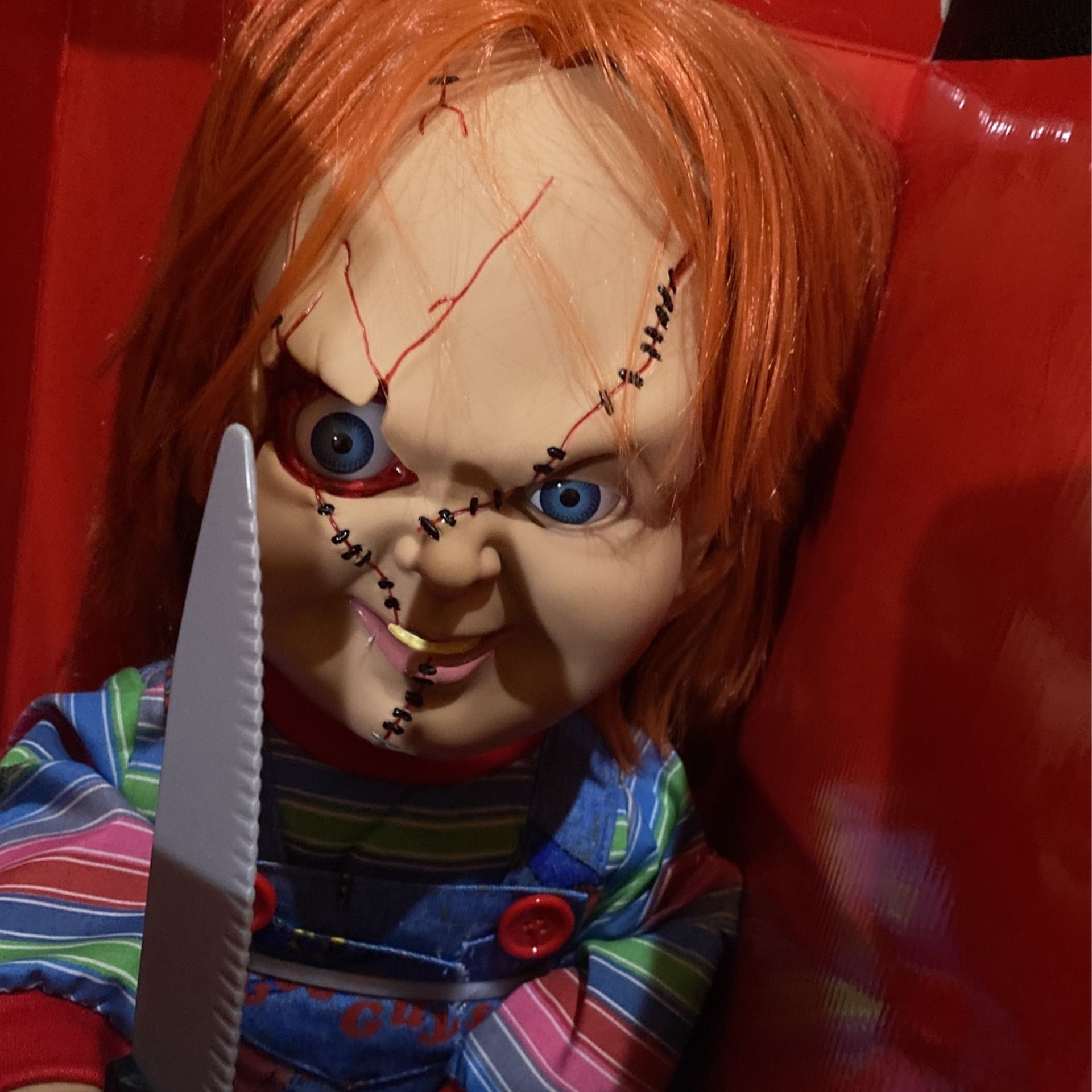 Brand new Chucky doll he talked to moves his neck