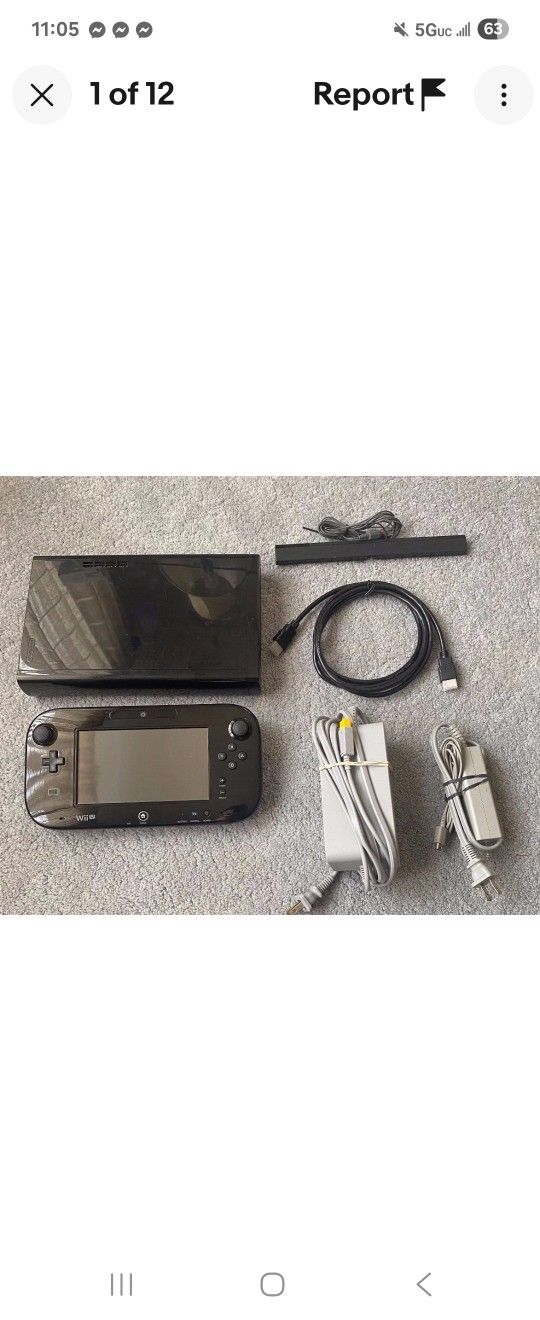 Nintendo Wii U System Backwards Compatible To Play Regular Wii Games Also.Working Perfectly