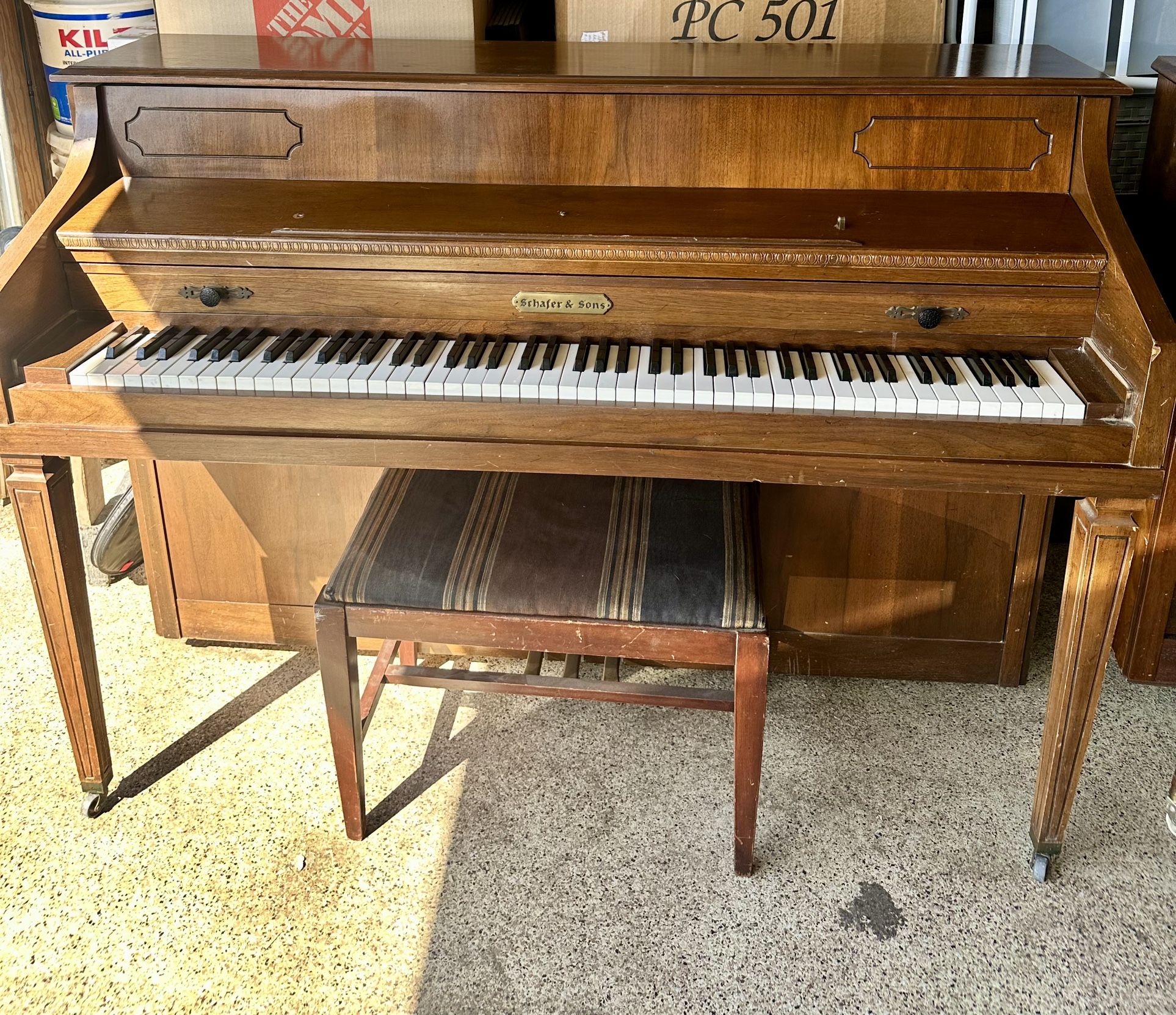 Schafer Sons Piano 