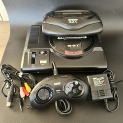Sega Genesis Model 1 - High Definition Graphics, Non-TMSS & Sega 32X Bundle - Region Free